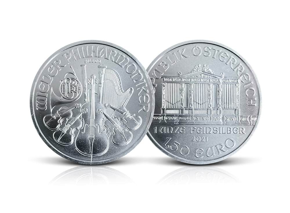 1 oz 2021 Silver Austrian Vienna Philharmonic Coin 999 – Express