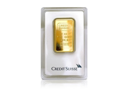 1 oz Gold Credit Suisse Bar 9999
