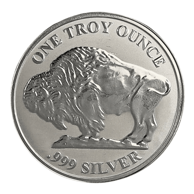 1 oz Silver Asahi Reverse Buffalo Coin 999