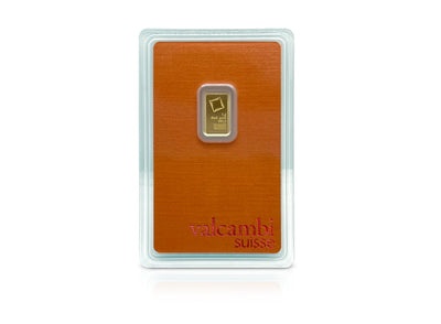 1 g Gold Valcambi Suisse Bar 9999