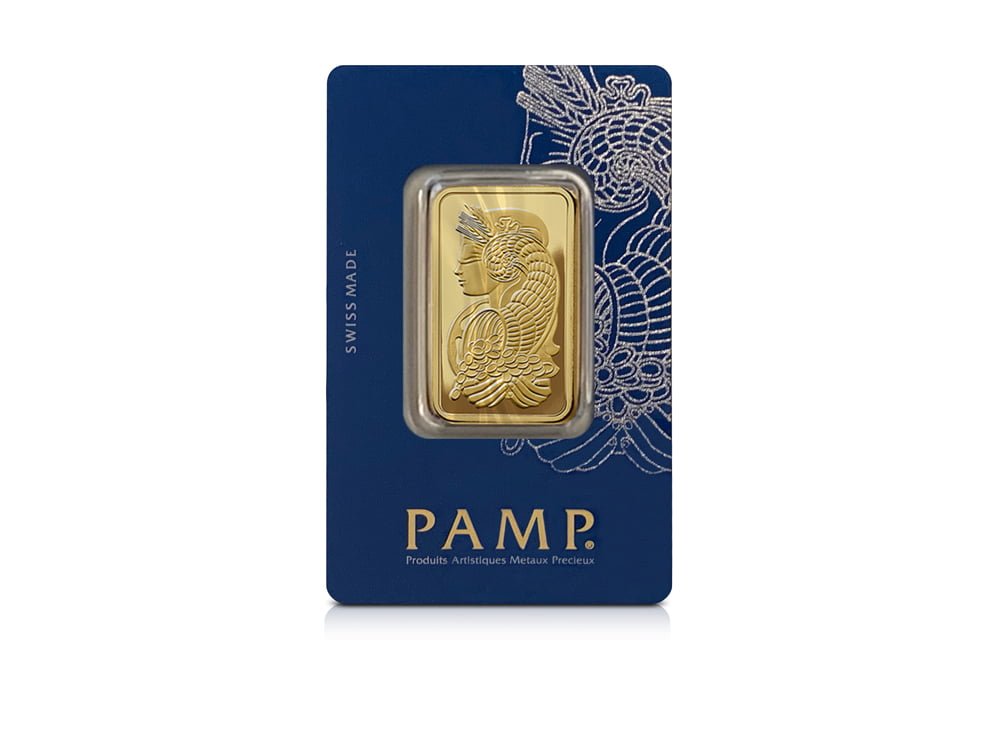 1 oz Gold Bar Pamp Suisse Fortune 99.99% – Express Gold Refining