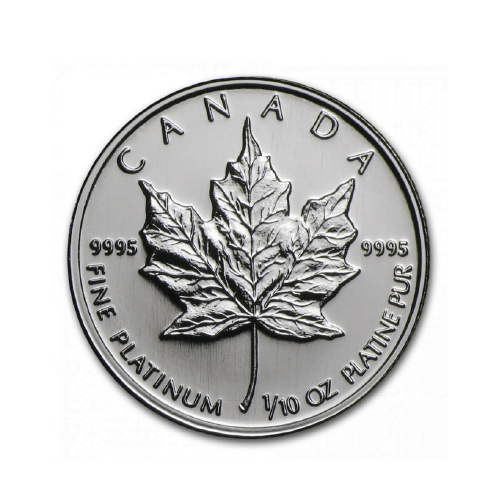 1/10 oz Platinum Maple Leaf Coin 99.95%