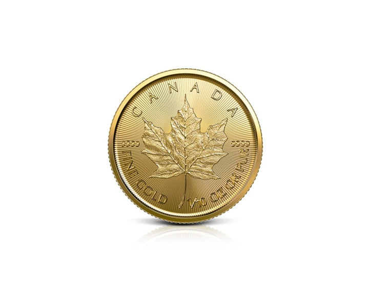 1/10 oz Gold Maple Leaf 2022 99.99%