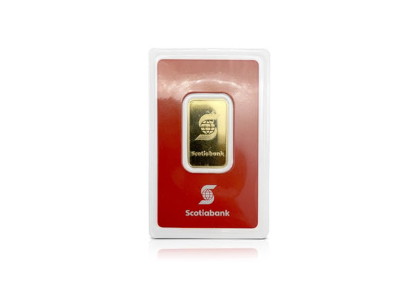 1/2 oz Gold Scotiabank Bar 9999