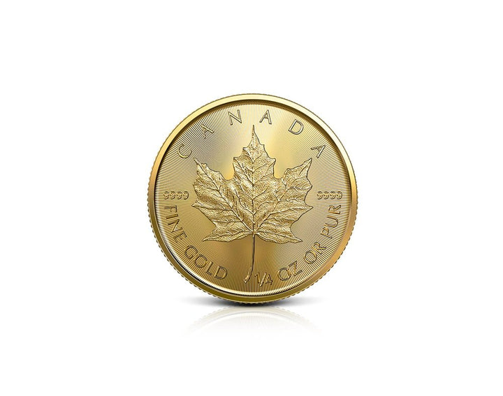 1/4 oz Gold Maple Leaf 2022 99.99%