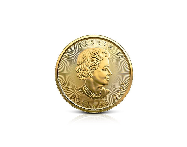1/4 oz Gold Maple Leaf 2022 99.99%