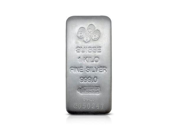 1 kg Silver Pamp Suisse Cast Bar .999 Fine