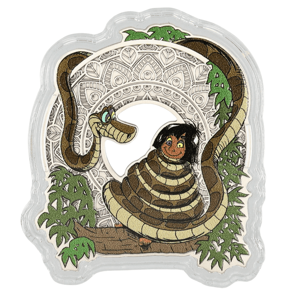 1 oz Silver 2025 The Jungle Book: Kaa Lunar Year of the Snake $2 Niue Agoro