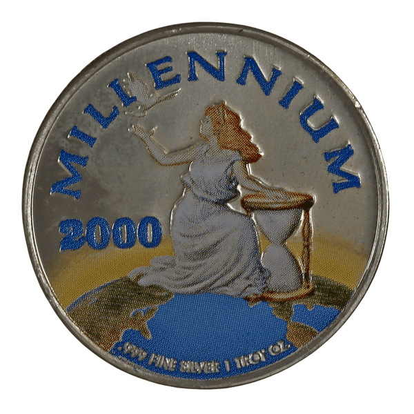 1 oz 2000 Liberia The Millennium 2000 $20 Liberty Coin
