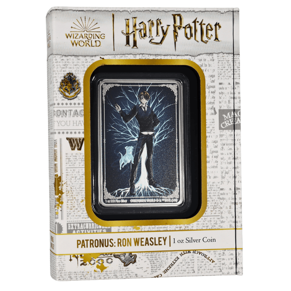 1 oz Silver 2024 Harry Potter Patronus: Ron Weasley $2 Niue Agoro