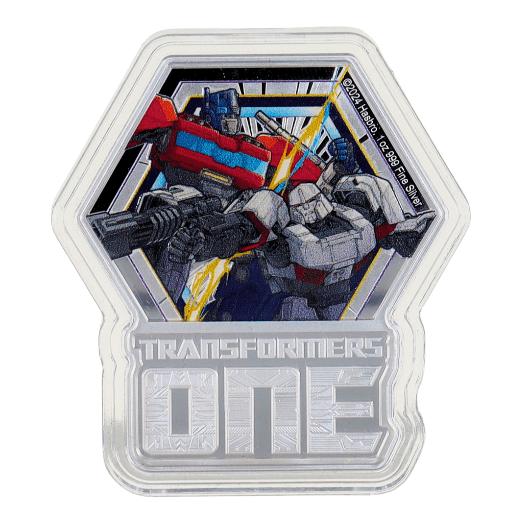 1 oz Silver 2024 Transformers One Movie $2 Niue New Zealand Mint ...