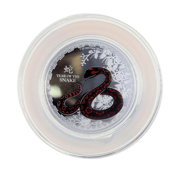 1 oz Silver 2025 Year of the Snake $2 Niue Coin