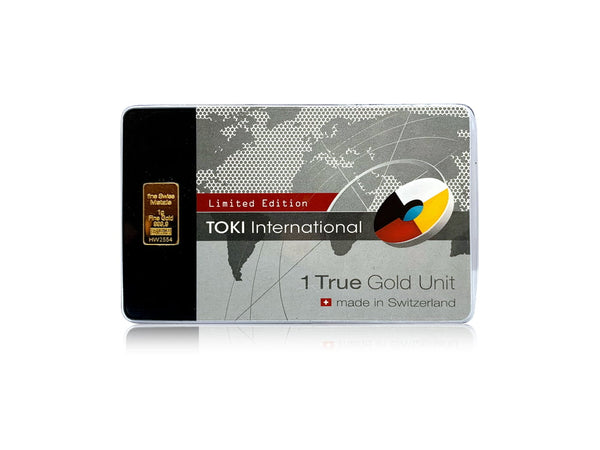 1 g Gold TOKI International Bar 99.99%