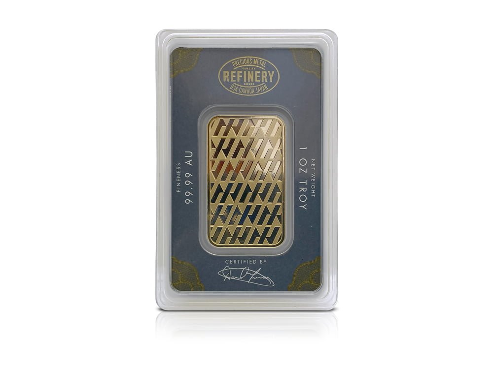 1 oz Gold Asahi Refining Bar 9999 – Express Gold Refining