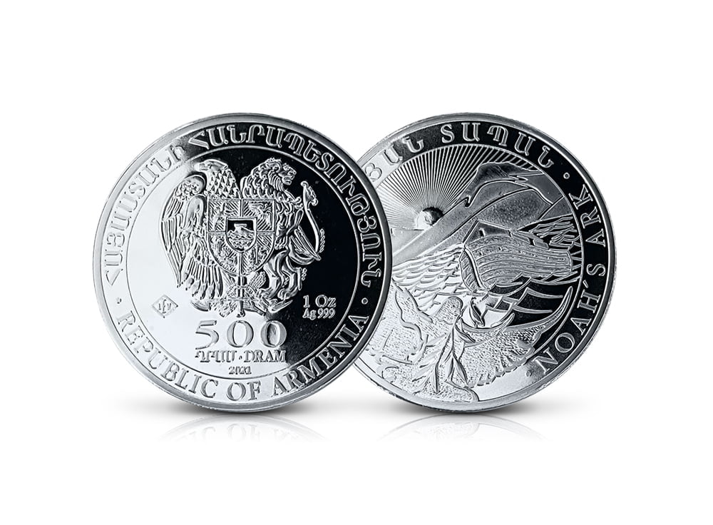 1 oz 2021 Silver Armenian Noah's Ark Coin – Express Gold Refining