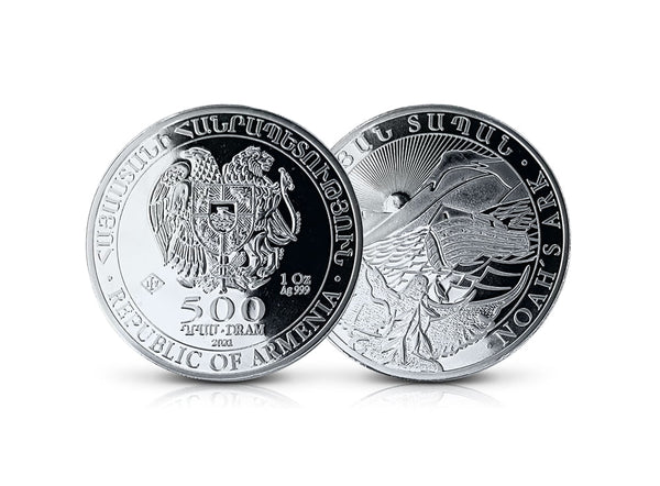 1 oz 2021 Silver Armenian Noah's Ark Coin