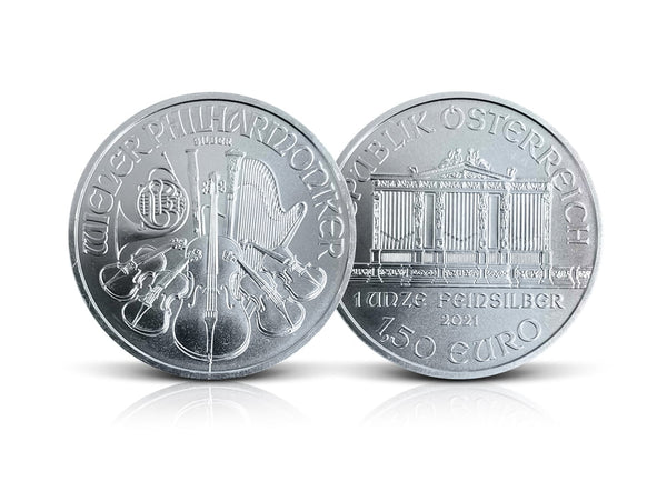 1 oz 2021 Silver Austrian Vienna Philharmonic Coin 999