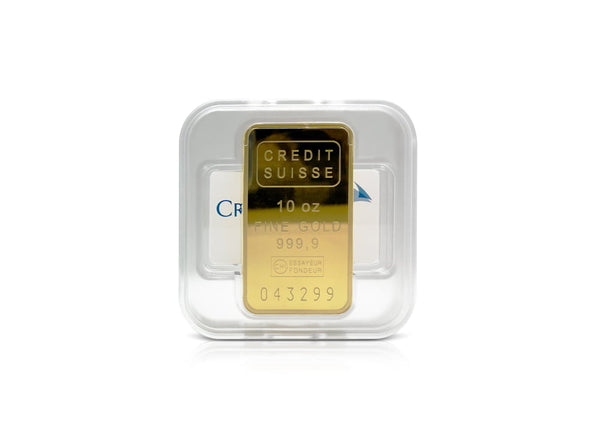 10 oz Gold Credit Suisse Bar 9999