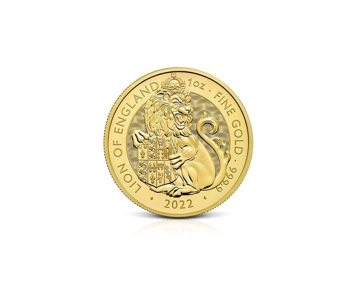 1 oz Gold The Tudor Beasts ÃƒÆ’Ã‚Â¢ÃƒÂ¢Ã¢â‚¬Å¡Ã‚Â¬ÃƒÂ¢Ã¢â€šÂ¬Ã…â€œ The Lion of England 2022 Coin 9999