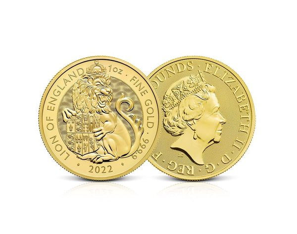 1 oz Gold The Tudor Beasts ÃƒÆ’Ã‚Â¢ÃƒÂ¢Ã¢â‚¬Å¡Ã‚Â¬ÃƒÂ¢Ã¢â€šÂ¬Ã…â€œ The Lion of England 2022 Coin 9999