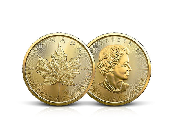1 oz Gold 2020 Maple Leaf Coin 99.99%