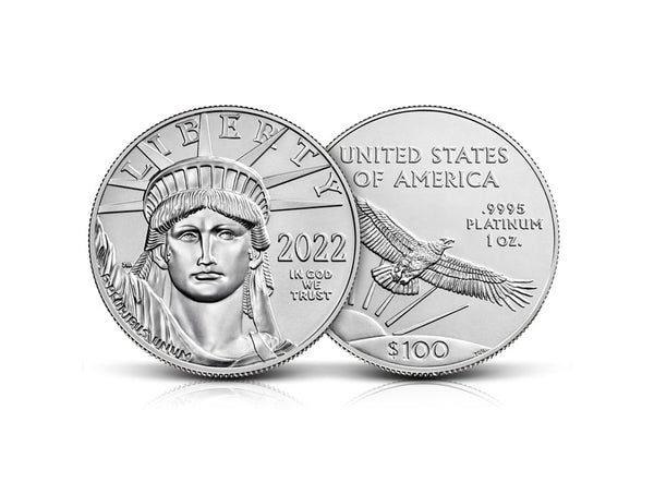 1 oz 2022 Platinum American Eagle Coin 99.95%