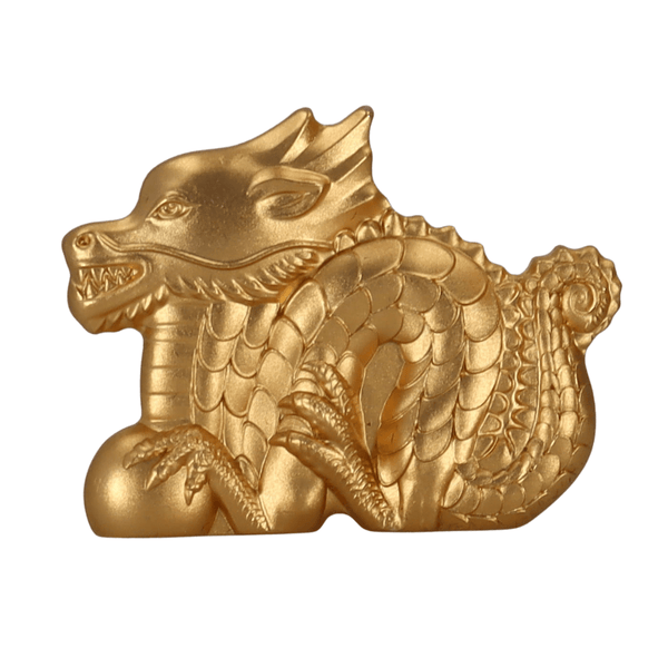 1 oz Silver 2024 Great Gilded Dragon 1000 Togrog Mongolia