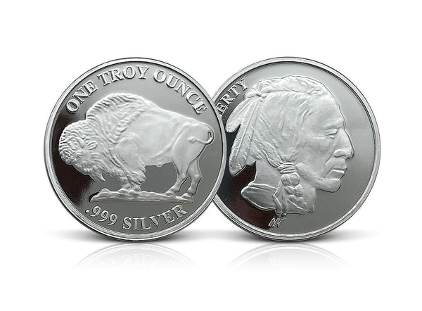 1 oz Silver Asahi Buffalo Coin 999