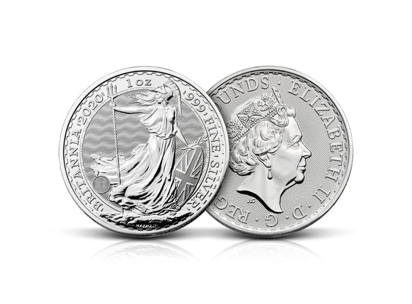1 oz Silver Britannia Coin 999 (random years)