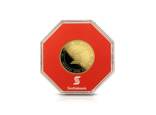 1 oz Gold Scotiabank Round 9999