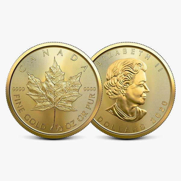1/2 oz Gold Maple Leaf (2013-2022) 99.99%