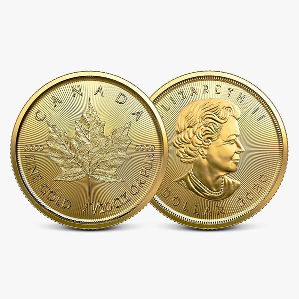 1/20 oz Gold Maple Leaf 2020 99.99%