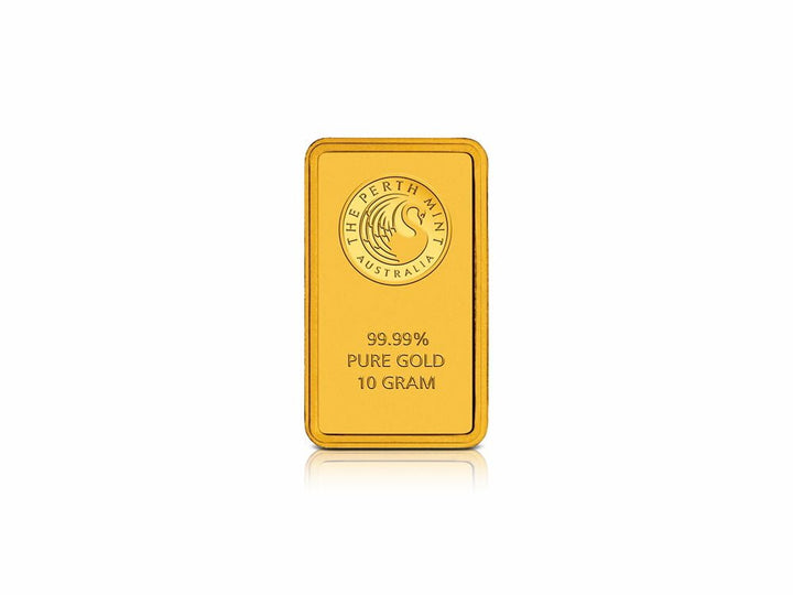10 g Gold Perth Mint Australia Bar 99.99%