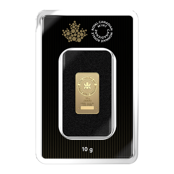 10 Gram Gold Royal Canadian Mint Bar