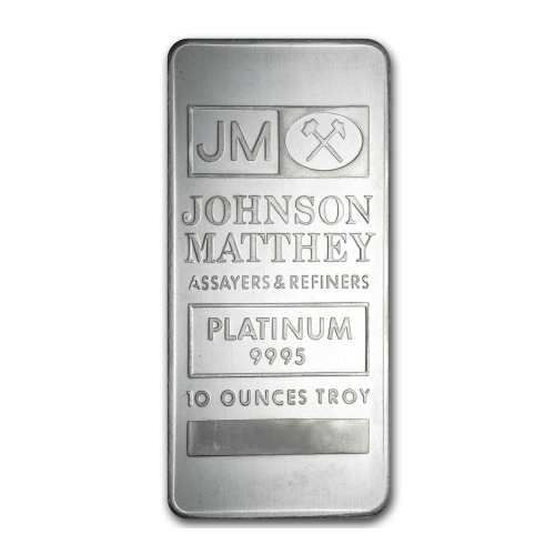 10 oz Palladium Johnson matthey Bar 9995
