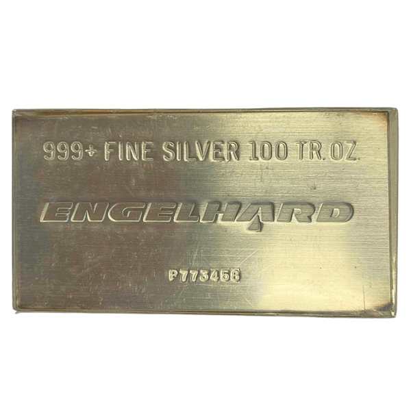100 oz Silver Engelhard Bar 999