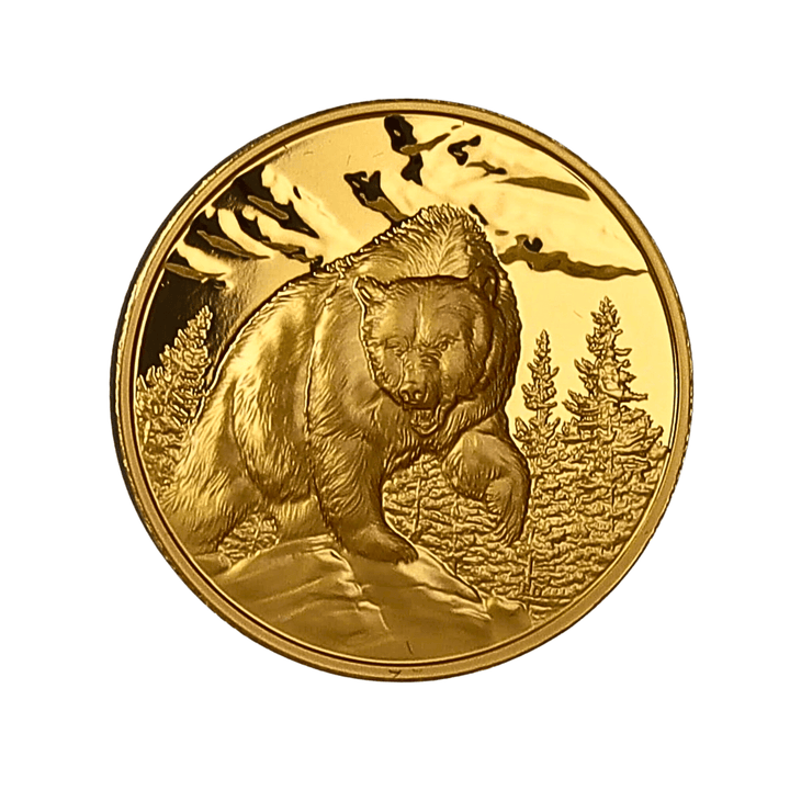 Grizzly Bear Gold Coin