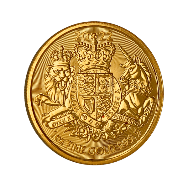 1 oz Gold 2022 Royal Arms Coin