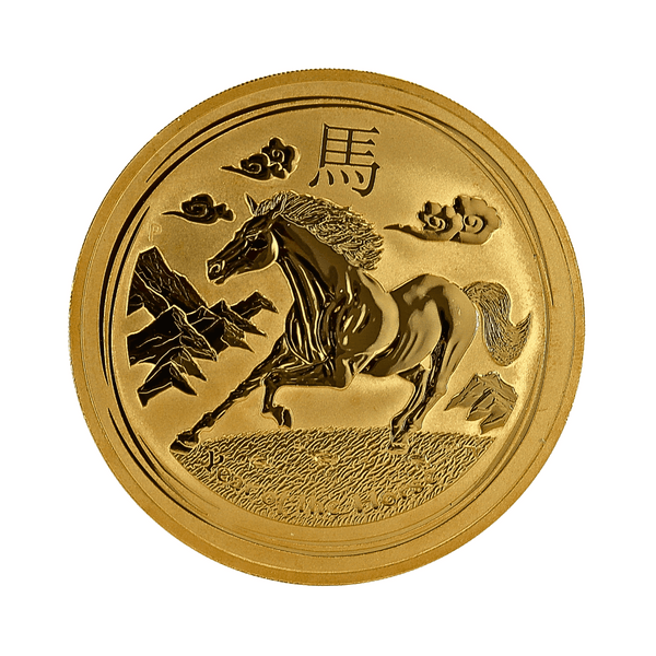 2 oz Gold 2014 Australia Lunar Horse Coin