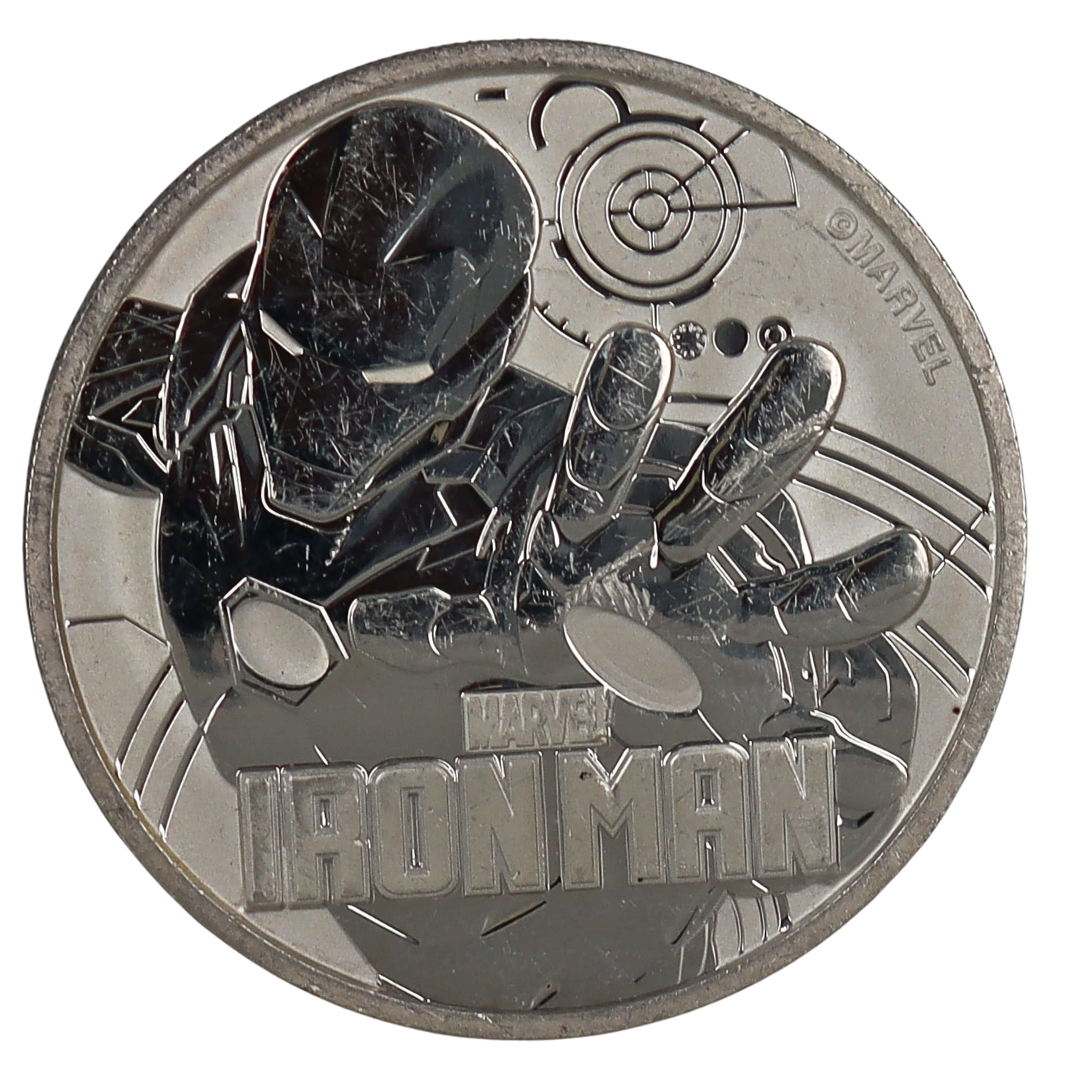 Buy 1 oz Silver 2018 Iron Man Marvel Series Coin | Limited Edition ...