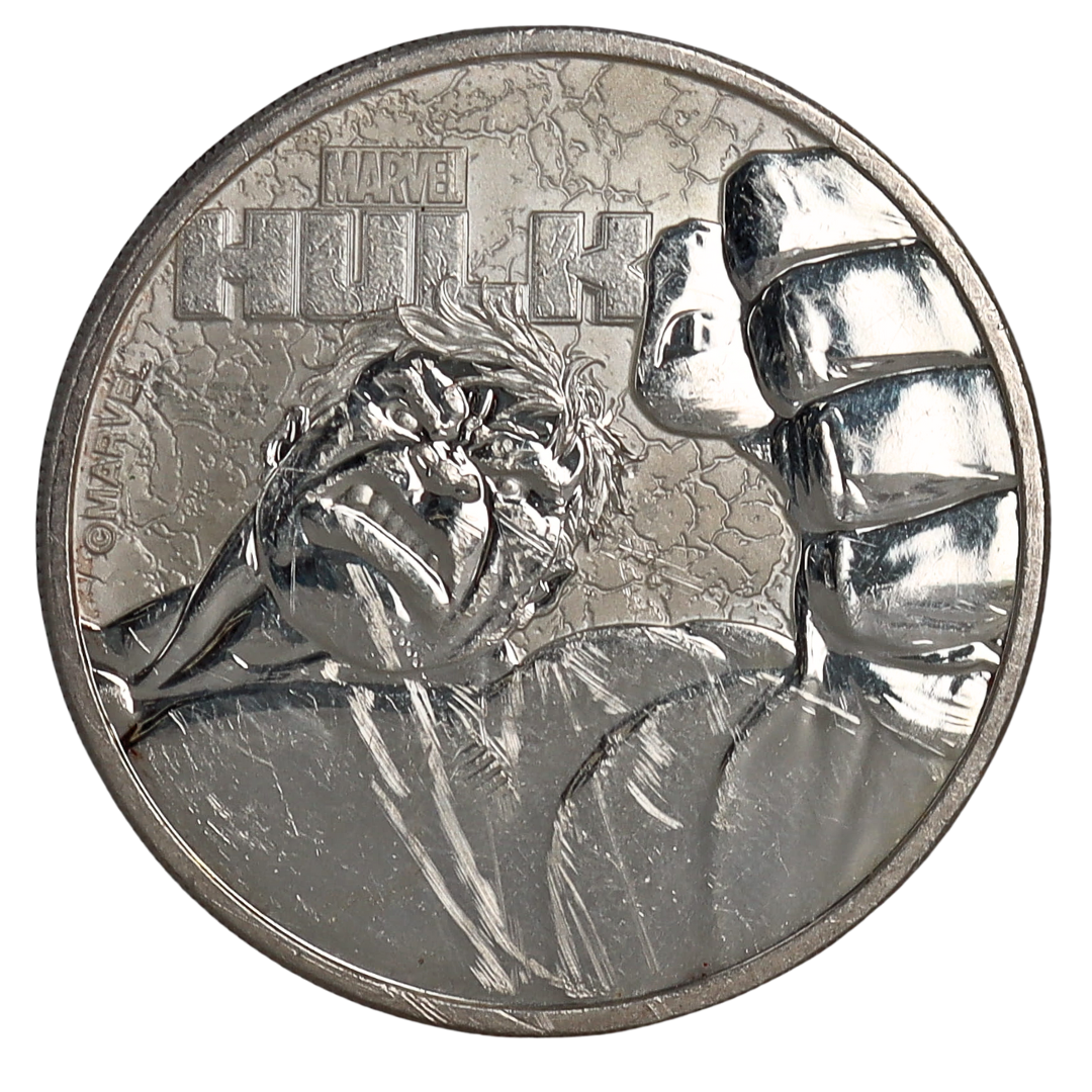 Buy 1 oz Silver 2019 Hulk Marvel Series Ã¢â‚¬â€œ Limited Edition Coin ...