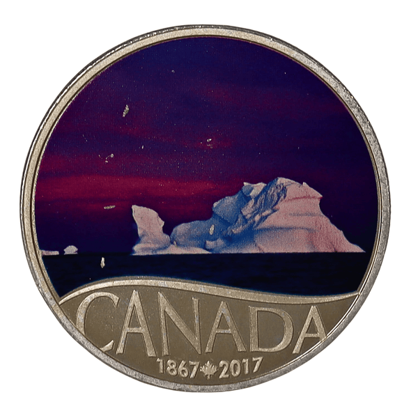 1/2 oz Silver 2017 Celebrating Canada's 150th: Iceberg at Dawn $10