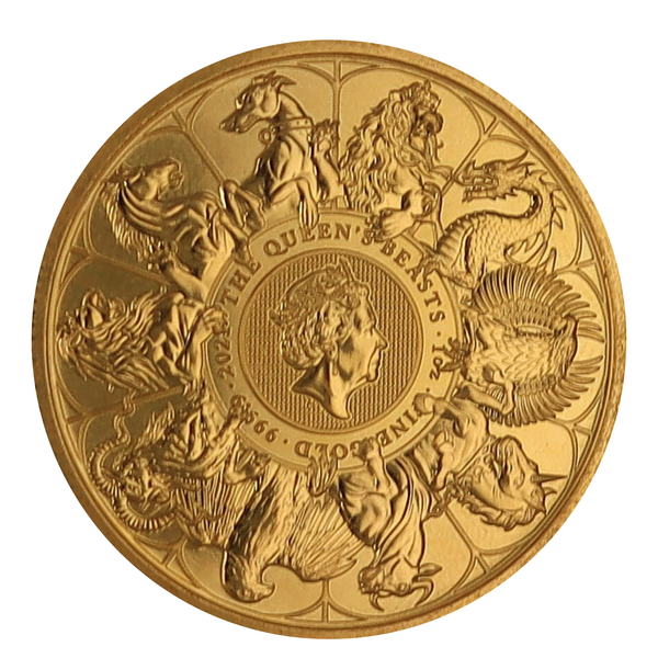1 oz gold 2021 The Queen's Beasts Completer