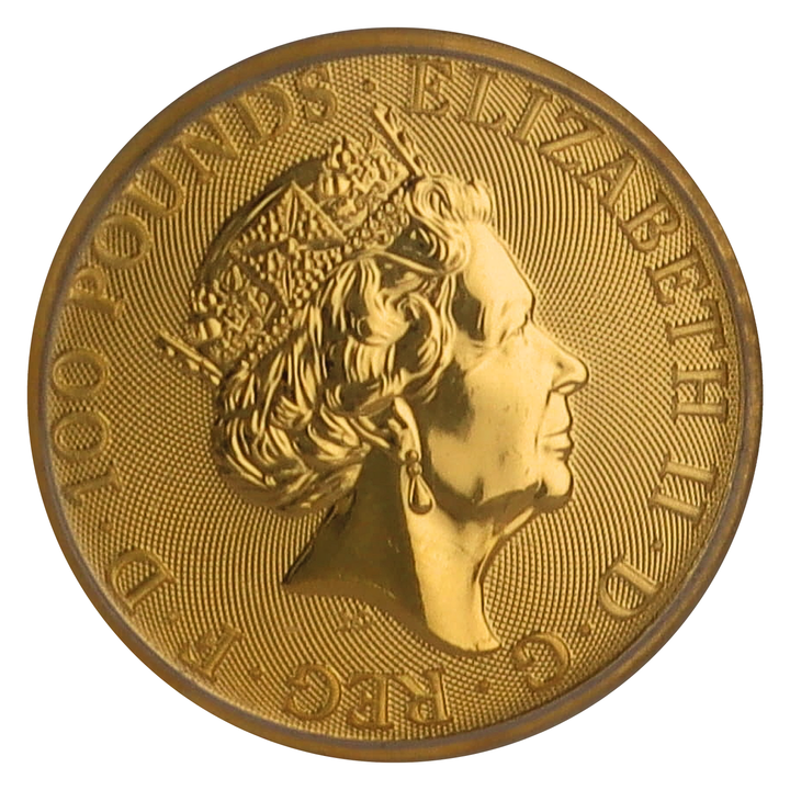 1 oz gold 2021 The Queen's Beasts Completer – Express Gold Refining
