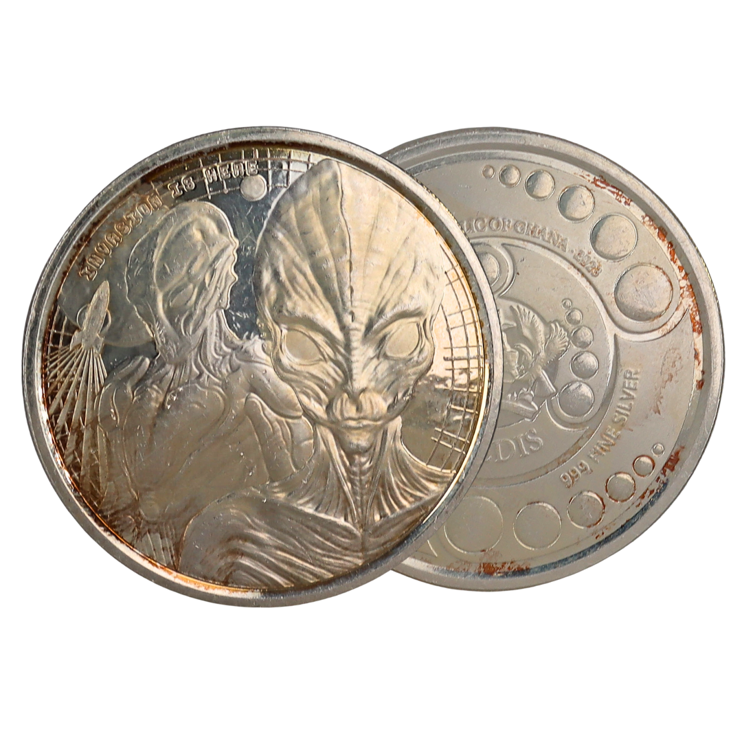Buy 1 oz Silver 2023 Ghana Alien Invasion Coin | Limited Edition ...