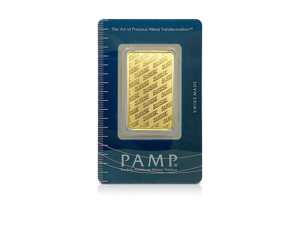 1 oz Gold Bar Pamp Suisse generic 99.99%
