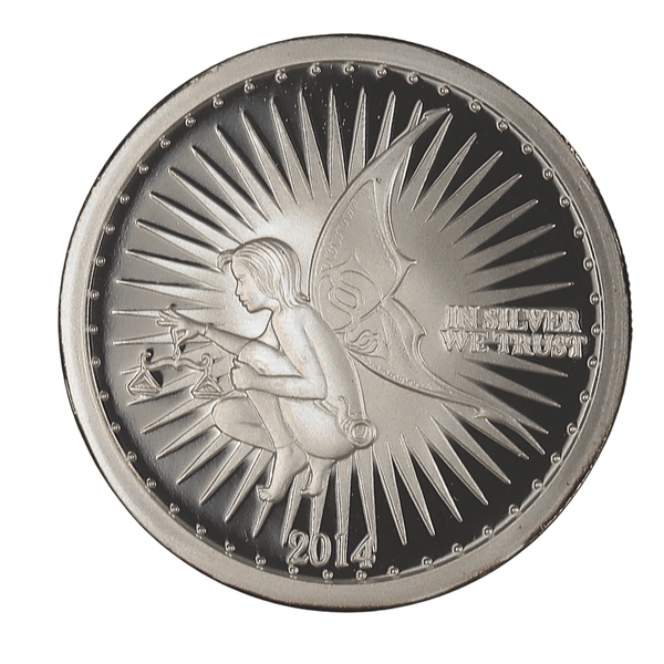 1 oz Silver 2014 North American Mint Silverbug Ariana Coin