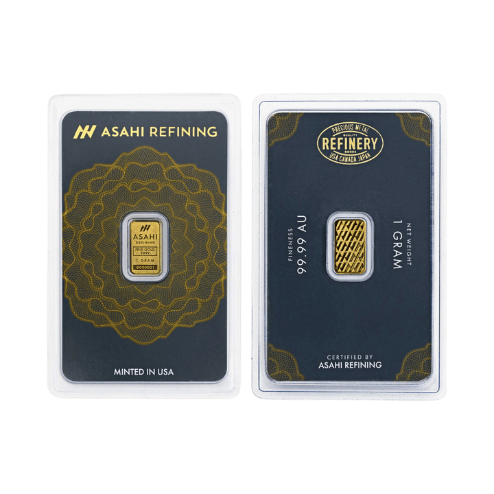 1 g Gold Asahi Bar 9999 – Express Gold Refining