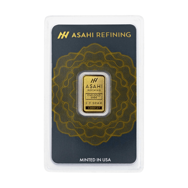 2.5 g Gold Asahi Bar 9999