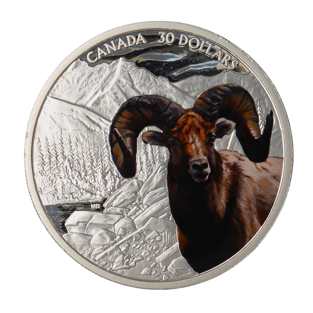 2020 2 oz Silver Imposing Icons Bighorn Sheep Coin $30 - Collectible ...